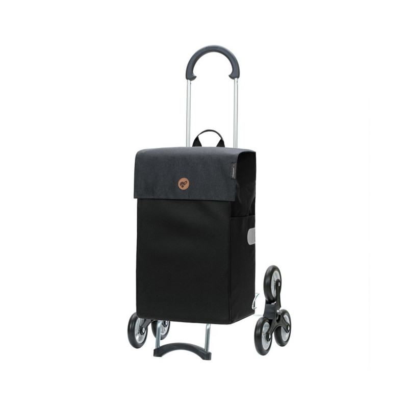 Treppensteiger Scala Shopper Hera - Chariot de courses 6 roues - Noir - 47 L - Andersen Shopper Manufaktur