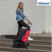 Treppensteiger Scala Shopper Jella - Chariot de courses 6 roues - Rouge - 49 L - Andersen Shopper Manufaktur