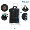 Treppensteiger Scala Shopper Jella - Chariot de courses 6 roues - Bleu - 49 L - Andersen Shopper Manufaktur