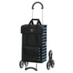 Treppensteiger Scala Shopper Jella - Chariot de courses 6 roues - Bleu - 49 L - Andersen Shopper Manufaktur
