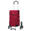 Treppensteiger Scala Shopper Sofia - Chariot de courses 6 roues - Rouge - 43 L - Andersen Shopper Manufaktur