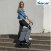 Treppensteiger Scala Shopper Sofia - Chariot de courses 6 roues - Rouge - 43 L - Andersen Shopper Manufaktur