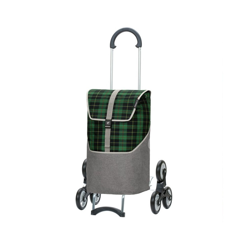 Treppensteiger Scala Shopper Gese - Chariot de courses 6 roues - Vert - 46 L - Andersen Shopper Manufaktur