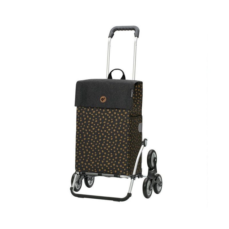 Treppensteiger Royal Shopper Fita - Chariot de courses 6 roues - Noir - 47 L - Andersen Shopper Manufaktur