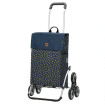 Treppensteiger Royal Shopper Fita - Chariot de courses 6 roues - Bleu - 47 L - Andersen Shopper Manufaktur