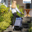 Treppensteiger Royal Shopper Fita - Chariot de courses 6 roues - Bleu - 47 L - Andersen Shopper Manufaktur