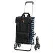 Treppensteiger Royal Shopper Jella - Chariot de courses 6 roues - Bleu - 49 L - Andersen Shopper Manufaktur