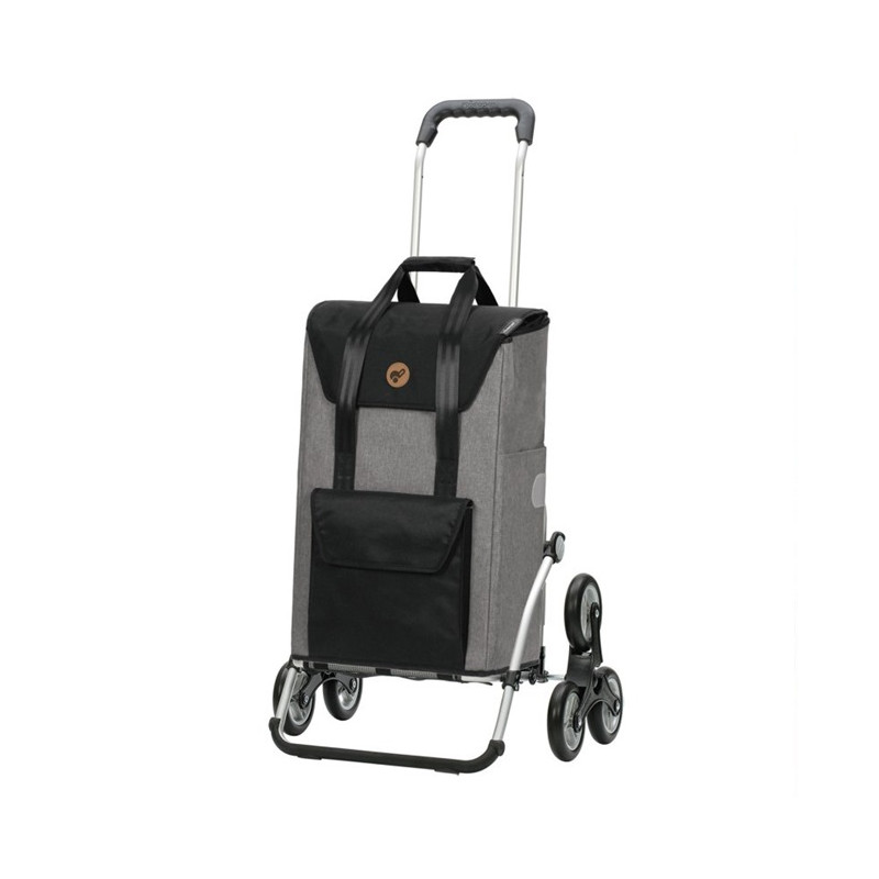 Treppensteiger Royal Shopper Senta 2.0 - Chariot de courses 6 roues - Gris - 49 L - Andersen Shopper Manufaktur