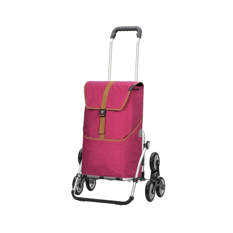 Treppensteiger Royal Shopper Auke - Chariot de courses 6 roues - Rubis - 46 L - Andersen Shopper Manufaktur