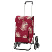 Treppensteiger Royal Shopper Signe - Chariot de courses 6 roues - Rouge - 51 L - Andersen Shopper Manufaktur