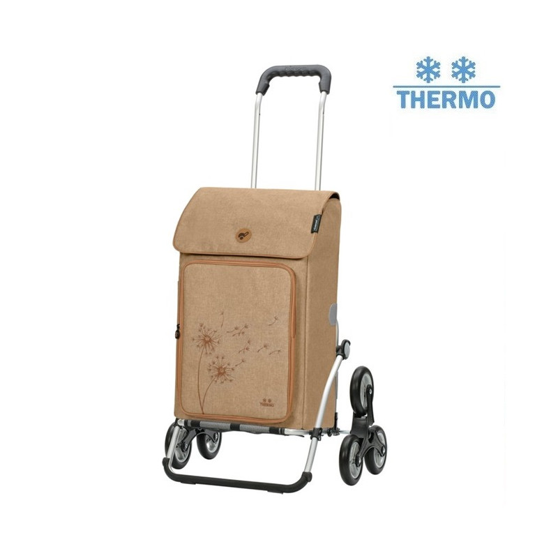 Treppensteiger Royal Shopper Erbo - Chariot de courses 6 roues - Beige - 45 L - Andersen Shopper Manufaktur