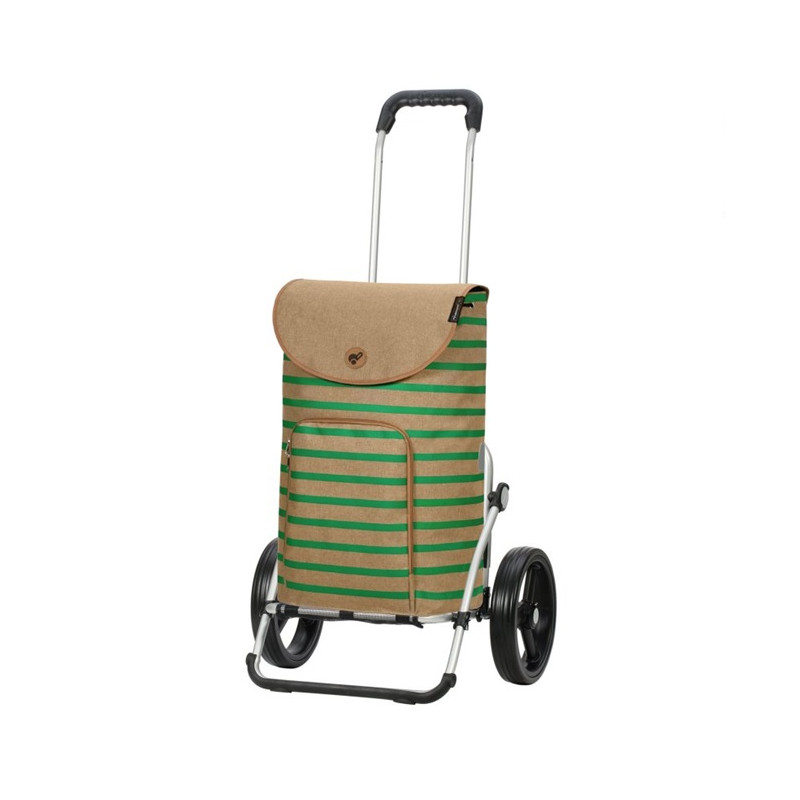Royal Shopper Eske - Chariot de courses 2 roues - Vert - 47 L - Andersen Shopper Manufaktur