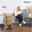Royal Shopper Erbo - Chariot de courses 2 roues - Beige - 45 L - Andersen Shopper Manufaktur