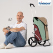 Royal Shopper Oli.P 2.0 - Chariot de courses 2 roues - Beige - 50 L - Andersen Shopper Manufaktur