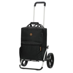 Royal Shopper Carl - Chariot de courses 2 roues - Noir - 44 L - Andersen Shopper Manufaktur