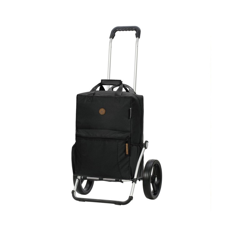 Royal Shopper Carl - Chariot de courses 2 roues - Noir - 44 L - Andersen Shopper Manufaktur