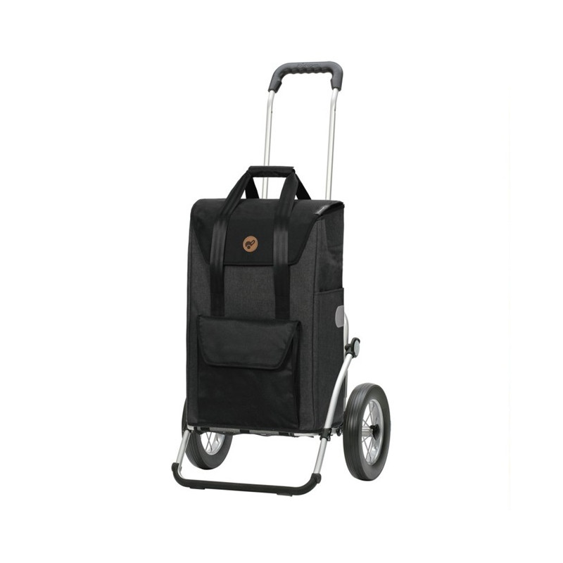 Royal Shopper Senta 2.0 - Chariot de courses 2 roues - Noir - 49 L - Andersen Shopper Manufaktur