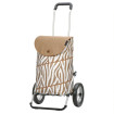 Royal Shopper Tyra - Chariot de courses 2 roues - Zebre - 46 L - Andersen Shopper Manufaktur