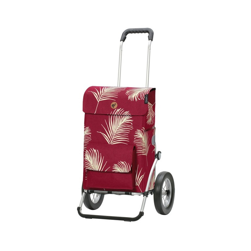 Royal Shopper Signe - Chariot de courses 2 roues - Rouge - 51 L - Andersen Shopper Manufaktur
