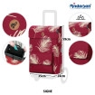 Royal Shopper Signe - Chariot de courses 2 roues - Rouge - 51 L - Andersen Shopper Manufaktur