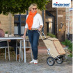Royal Shopper Erbo - Chariot de courses 2 roues - Beige - 45 L - Andersen Shopper Manufaktur