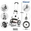 Royal Shopper Ipek Ma - Chariot de courses 2 roues - Sauge - 42 L - Andersen Shopper Manufaktur