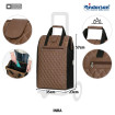 Royal Shopper Inra - Chariot de courses 2 roues - Marron - 44 L - Andersen Shopper Manufaktur
