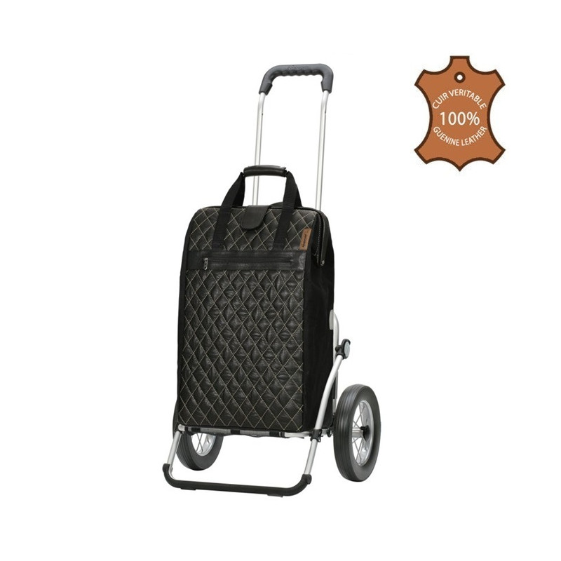 Royal Shopper Inra - Chariot de courses 2 roues - Noir - 44 L - Andersen Shopper Manufaktur