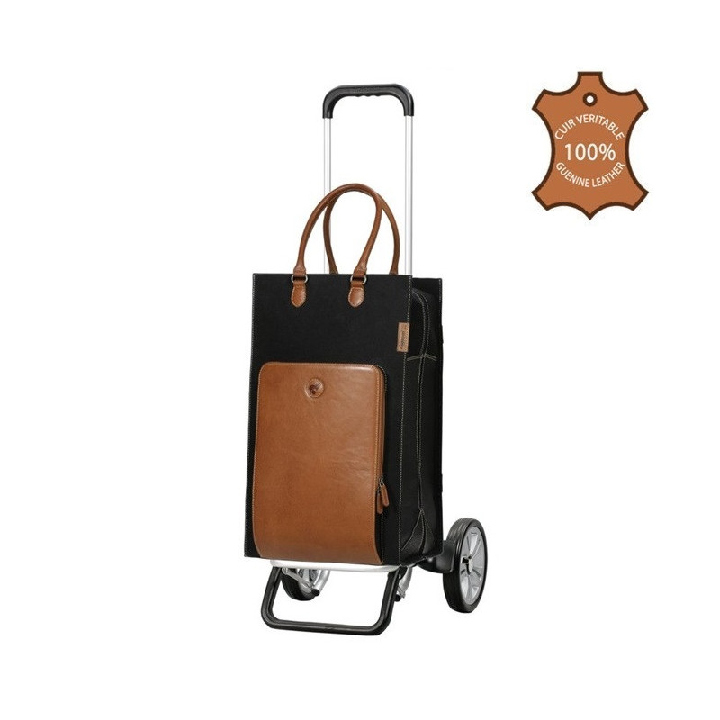 Alu Star Shopper Charu - Chariot de courses 2 roues - Marron - 49 L - Andersen Shopper Manufaktur