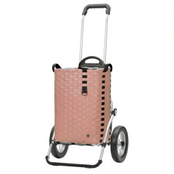 Royal Shopper Silja - Chariot de courses 2 roues - Terra Pink - 53 L - Andersen Shopper Manufaktur