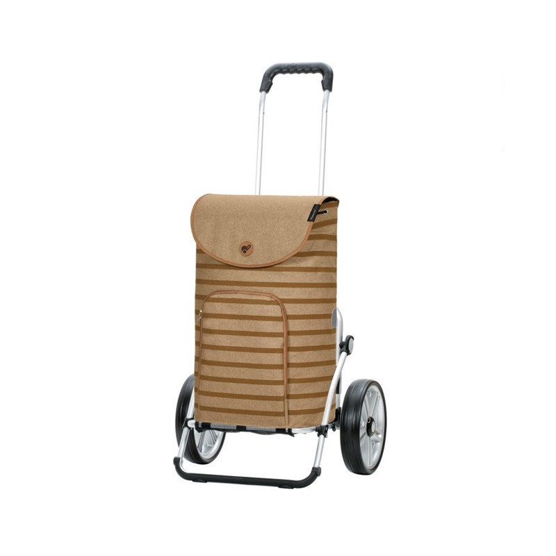 Royal Shopper Eske - Chariot de courses 2 roues - Marron - 47 L - Andersen Shopper Manufaktur