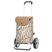 Royal Shopper Tyra - Chariot de courses 2 roues - Zèbre - 46 L - Andersen Shopper Manufaktur