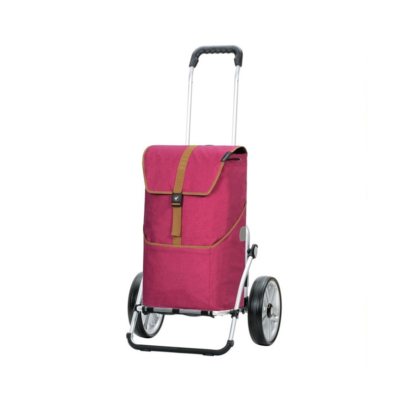 Royal Shopper Auke - Chariot de courses 2 roues - Rubis - 46 L - Andersen Shopper Manufaktur