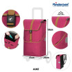 Royal Shopper Auke - Chariot de courses 2 roues - Rubis - 46 L - Andersen Shopper Manufaktur