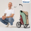Royal Shopper Oli.P 2.0 - Chariot de courses 2 roues - Beige - 50 L - Andersen Shopper Manufaktur