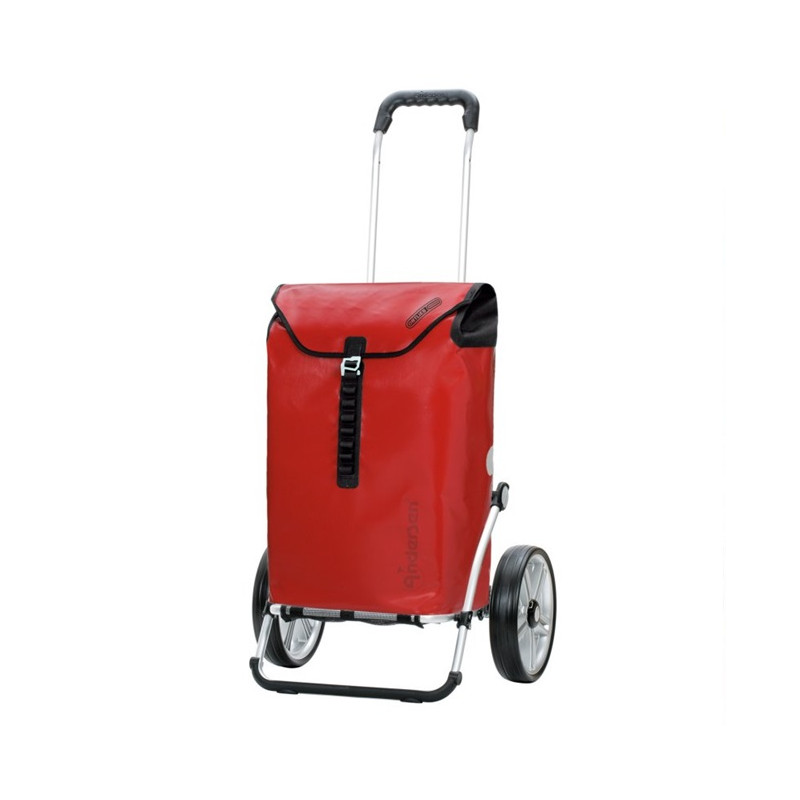 Royal Shopper Ortlieb - Chariot de courses 2 roues - Rouge - 49 L - Andersen Shopper Manufaktur