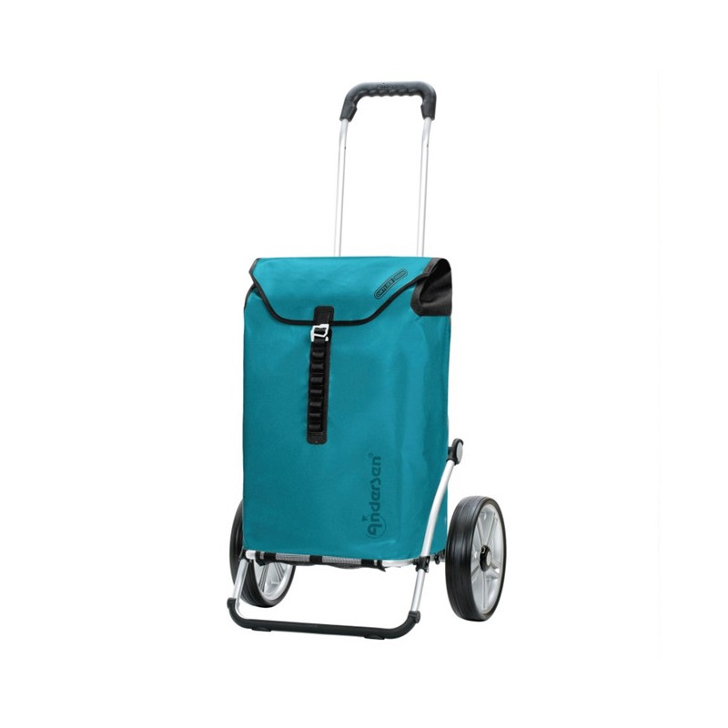 Royal Shopper Ortlieb - Chariot de courses 2 roues - Pétrole - 49 L - Andersen Shopper Manufaktur