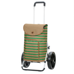 Royal Shopper Eske - Chariot de courses 2 roues - Vert - 47 L - Andersen Shopper Manufaktur