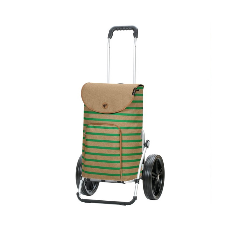 Royal Shopper Eske - Chariot de courses 2 roues - Vert - 47 L - Andersen Shopper Manufaktur