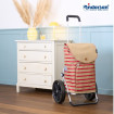 Royal Shopper Eske - Chariot de courses 2 roues - Rouge - 47 L - Andersen Shopper Manufaktur