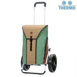 Royal Shopper Oli.P 2.0 - Chariot de courses 2 roues - Beige - 50 L - Andersen Shopper Manufaktur