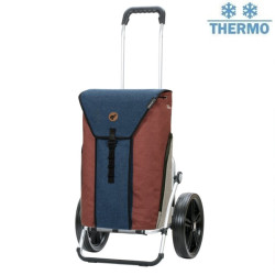Royal Shopper Oli.P 2.0 - Chariot de courses 2 roues - Bleu - 50 L - Andersen Shopper Manufaktur