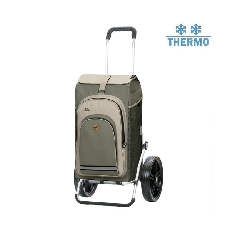 Royal Shopper Hydro 2.1 - Chariot de courses 2 roues - Gris - 62 L - Andersen Shopper Manufaktur