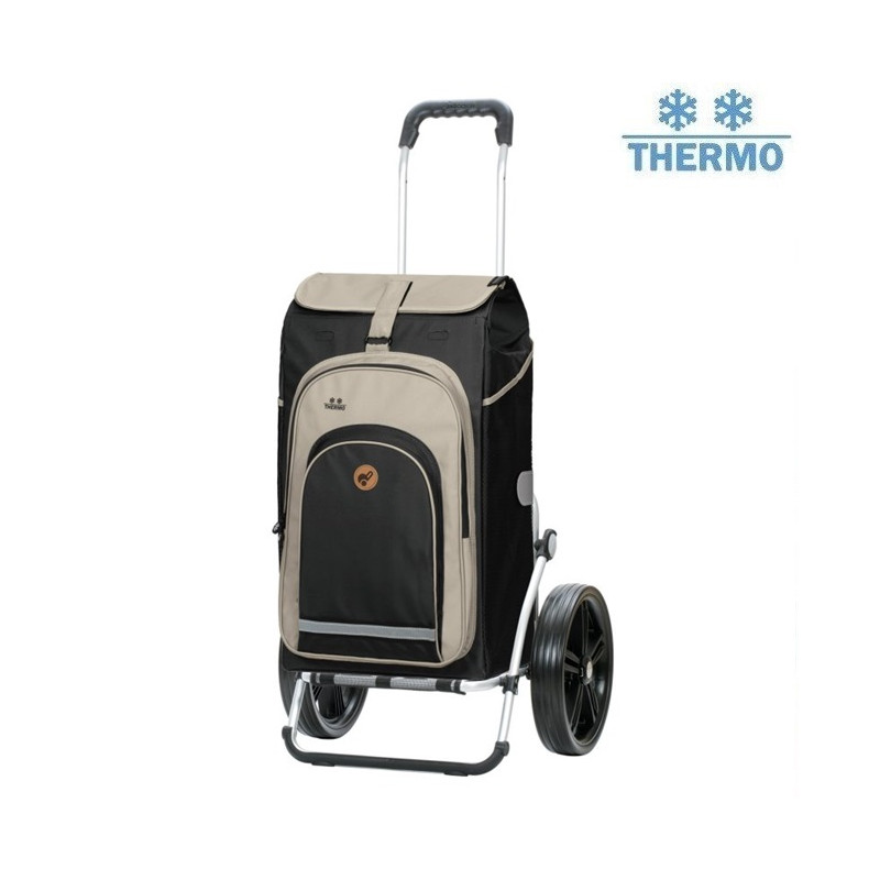 Royal Shopper Hydro 2.1 - Chariot de courses 2 roues - Noir - 62 L - Andersen Shopper Manufaktur