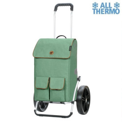 Royal Shopper Ipek Ma - Chariot de courses 2 roues - Sauge - 42 L - Andersen Shopper Manufaktur