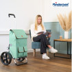 Royal Shopper Ipek Ma - Chariot de courses 2 roues - Sauge - 42 L - Andersen Shopper Manufaktur