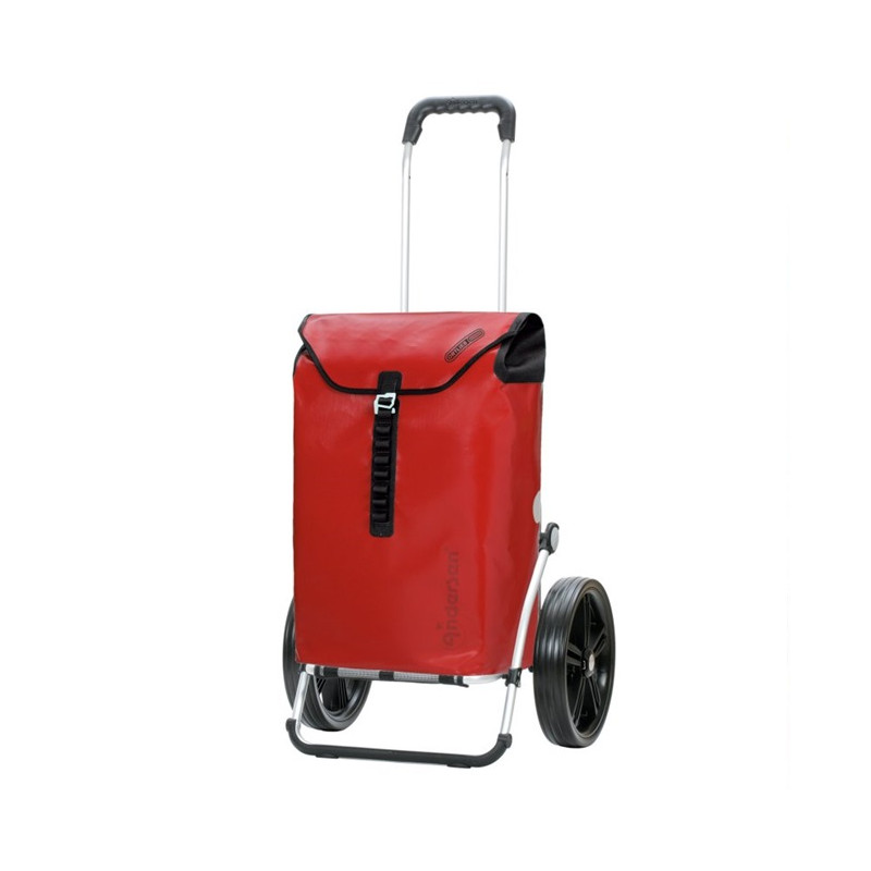 Royal Shopper Ortlieb - Chariot de courses 2 roues - Rouge - 49 L - Andersen Shopper Manufaktur