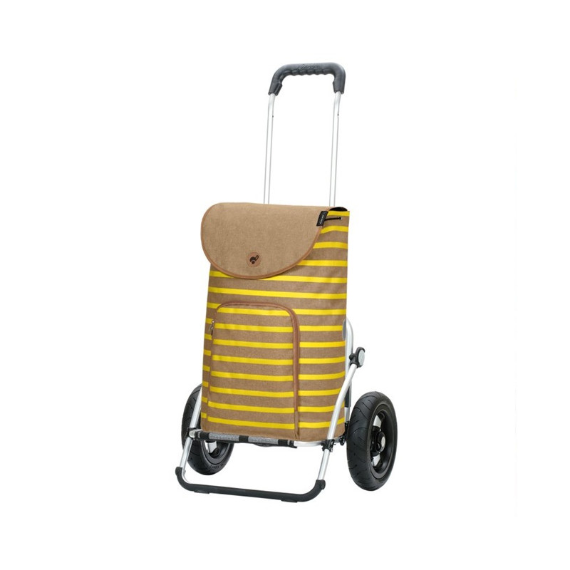 Royal Shopper Eske - Chariot de courses 2 roues - Jaune - 47 L - Andersen Shopper Manufaktur