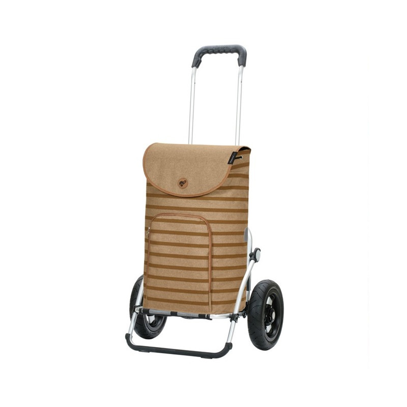Royal Shopper Eske - Chariot de courses 2 roues - Marron - 47 L - Andersen Shopper Manufaktur