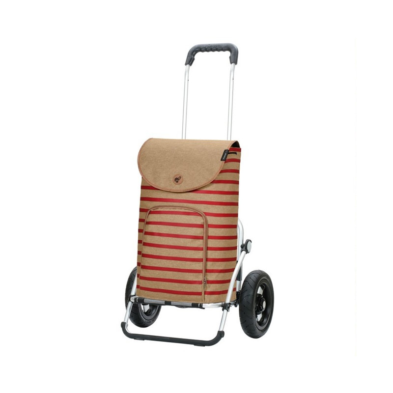 Royal Shopper Eske - Chariot de courses 2 roues - Rouge - 47 L - Andersen Shopper Manufaktur